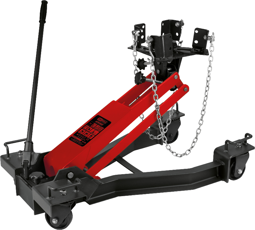 performance Hydraulischer-Getriebeheber mit verstellbarer Aufnahmeplatte, 1 t